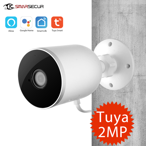 Tuya Smart life WiFi IP камера, 1080P домашняя камера безопасности, наружная камера ночного видения, инфракрасная двухсторонняя аудио ► Фото 1/6