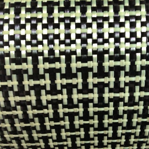 1100D/3 К 200gsm я ткань желтый кевлар и углеродного волокна, смешанные Ткань плотная carbon kevlar ткань ► Фото 1/4