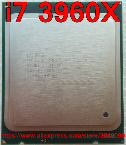 Процессор Intel Core i7 Extreme Edition i7 3960X, стандартный десктопный процессор, 6-ядерный, 3,30 ГГц, 15 Мб, 32 нм, LGA2011, бесплатная доставка ► Фото 1/1
