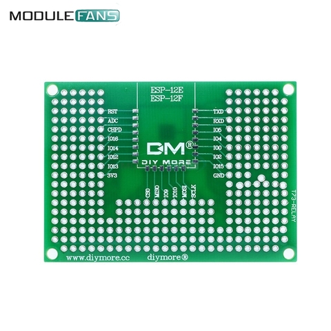 Двухсторонняя Прототипная печатная плата 5x7 см 50x70 мм, макетная плата, Прототипная плата для Arduino Relay ESP8266, Wi-Fi Φ ESP32 ESP32S ► Фото 1/6