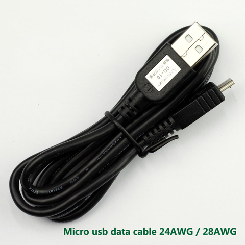 Micro USB кабель для передачи данных 24AWG/28AWG двойная экранированная 1 m оптовая продажа ► Фото 1/1