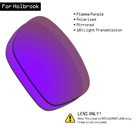 Поляризованные солнцезащитные очки SmartVLT, Сменные линзы для Oakley Holbrook-Плазменные фиолетовые ► Фото 1/3