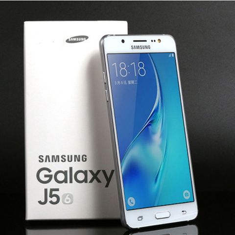 Оригинальный Samsung Galaxy J5108 мобильный телефон J5 ( 2016) 4G LTE с двумя SIM-картами 5,2 дюйма 13.0MP четырехъядерный, бесплатная доставка ► Фото 1/1