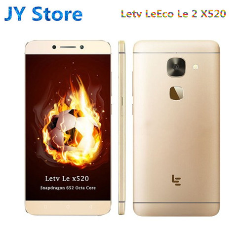 Letv LeEco Le 2 X520 смартфон с 5,5-дюймовым дисплеем, восьмиядерным процессором Snapdragon 652, ОЗУ 3 ГБ, ПЗУ 32 ГБ, 1920x1080, 16 МП ► Фото 1/1