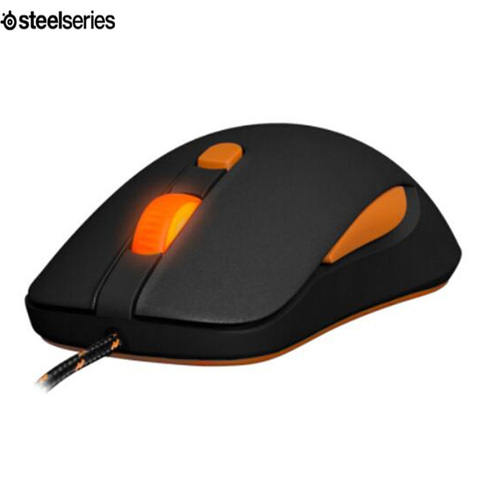 Новая брендовая оптическая игровая мышь SteelSeries Kana V2, профессиональная оптическая игровая мышь и мыши, гоночная Core, черная игровая мышь + сумка для мыши ► Фото 1/4