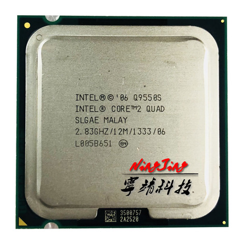 Процессор Intel Core 2 Quad Q9550S 2,8 ГГц четырехъядерный ЦПУ Процессор 12M 65 Вт LGA 775 ► Фото 1/1