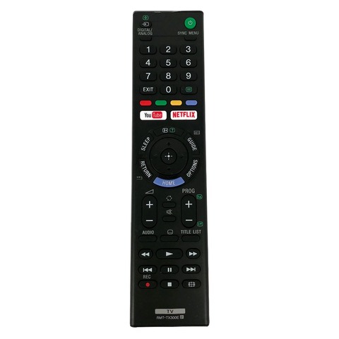 Новый пульт дистанционного управления для Sony TV Fernbedienung RMT-TX300E KDL-40WE663 KDL-40WE665 KDL-43WE754 KDL-43WE755 KDL-49WE660 KDL-49WE663 ► Фото 1/4