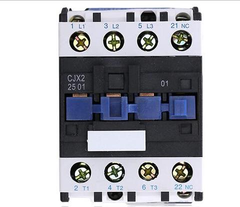 Контактор переменного тока LC1D CJX2-2501 25A NC, 3-фазный контактор электропитания с креплением на DIN-рейке, 24 В, 36 В, 110 В, 220 В, 380 В ► Фото 1/1