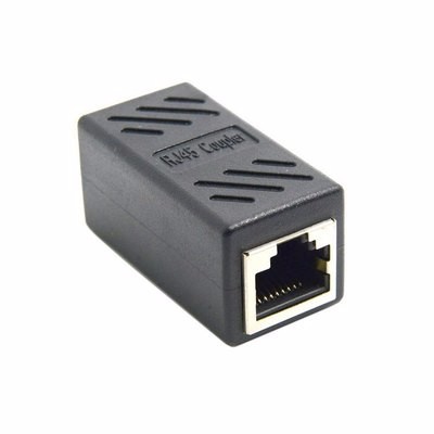 Сетевой Ethernet-адаптер RJ45 «Мама-мама», разъем Ethernet LAN CAT6, соединитель, черный/желтый/красный/синий/белый, 2022 год ► Фото 1/6