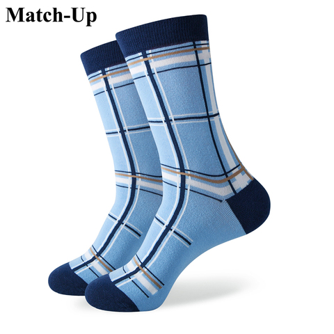 Забавные мужские хлопковые носки Match-Up, свадебные носки, брендовые носки, американский размер (7,5-12) ► Фото 1/6