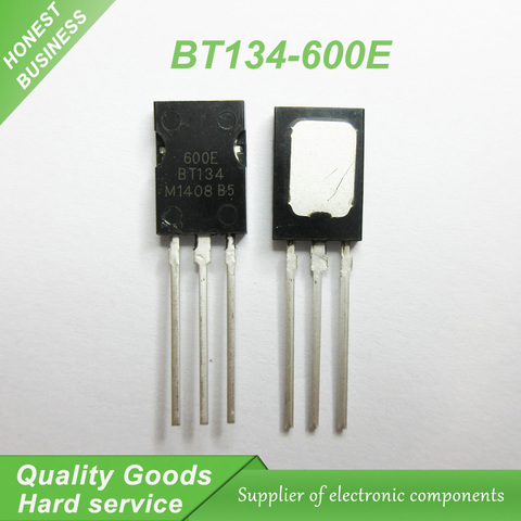 10 шт BT134-600E BT134 4A/600V TO-126 двунаправленный управляемый тиристор, новый оригинальный ► Фото 1/1