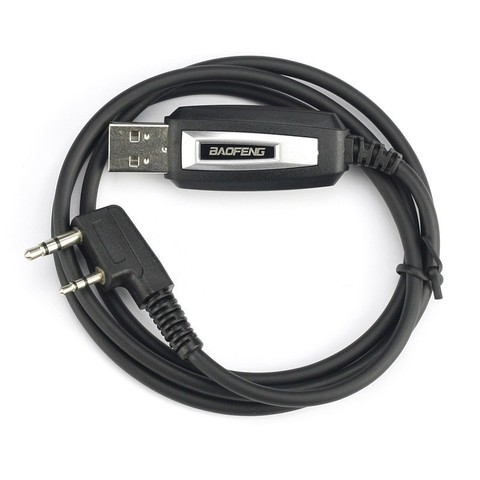 Оригинальный USB-кабель для программирования Walkie Talkie аксессуары для Baofeng UV-5R UV 5R Bf-888s для Kenwood 3207 для PX 777 TYT ► Фото 1/4