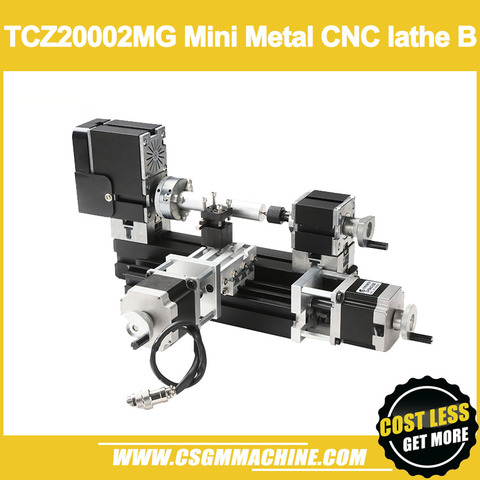 TZC20002MG мини металлический токарный станок с ЧПУ B/Mach3 токарный станок с ЧПУ/токарный станок с ЧПУ DIY ► Фото 1/1