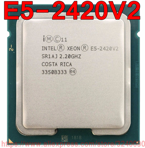 Процессор Intel ЦП Xeon, процессор SR1AJ, 2,20 ГГц, 6 ядер, 15 м, LGA1356, V2, E5, 2420V2, бесплатная доставка ► Фото 1/1