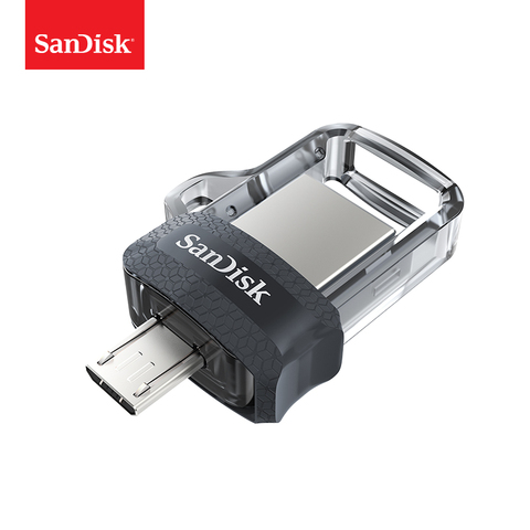 Sandisk USB флеш-накопитель, 128 ГБ, 64 ГБ, 32 ГБ, 16 ГБ, двойной OTG флеш-накопитель, высокоскоростная память, U-диск, Micro USB 3,0, карта sdd3 для телефона или ПК ► Фото 1/5