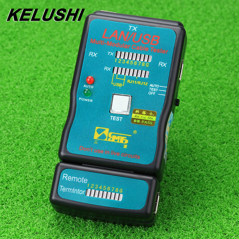 Многофункциональный прибор KELUSHI, измерительная линия, устройство для измерения кабеля usb Ethernet, Тестер телефонного шнура ► Фото 1/1