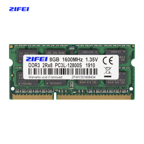 Оперативная память ZIFEI DDR3L 8 ГБ 4 ГБ 1600 1333 МГц 1,35 в для ноутбука sdram so dimm ► Фото 1/6