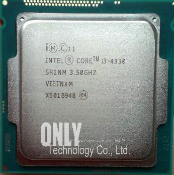 Процессор Core i3 4330, 3,5 ГГц, 4 МБ, SR1NM, два ядра, LGA 1150 ► Фото 1/1
