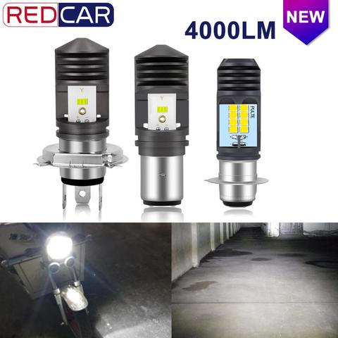 H4 Led rcycle H6 BA20D Led P15D H6W Canbus 4000LM лампы для передних фар, фары дальнего и ближнего света для мотоцикла, противотуманные фары 12 в 24 в 6000 К ► Фото 1/6