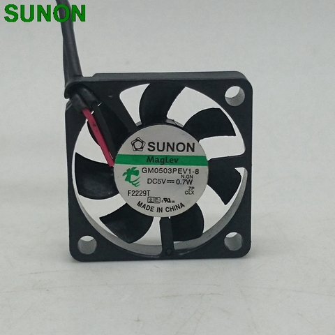 Вентилятор охлаждения для Sunon GM0503PEV1-8 Slim 6 мм, толщина 3006 5 В, 7 Вт, постоянный ток ► Фото 1/4