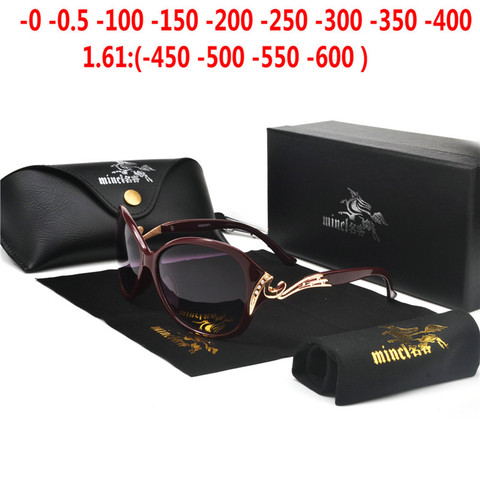 Поляризованные Круглые Солнцезащитные очки для женщин от 0 до-600 при близорукости, оптические поляризационные солнцезащитные очки для мужчин, UV400, NX, 2022 ► Фото 1/1