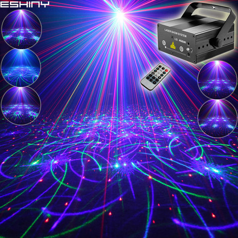 Мини RGB проектор EHINY N8T159 с 2 линзами и 64 узорами ► Фото 1/6