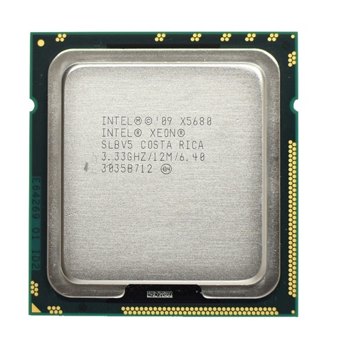 Процессор Intel Xeon X5680 3,33 ГГц LGA1366 12 МБ L3 Cache шестиядерный серверный процессор ► Фото 1/1