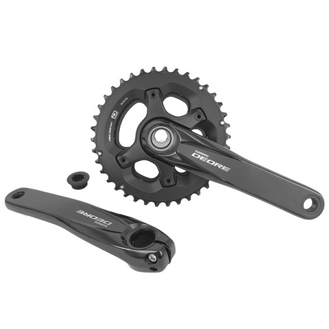 Детали для горных велосипедов Shimano DEORE XT, шатун для горных велосипедов T6010 20S 30S 38-28T /22-30-40T/48-36-26T с BB 170 мм ► Фото 1/3