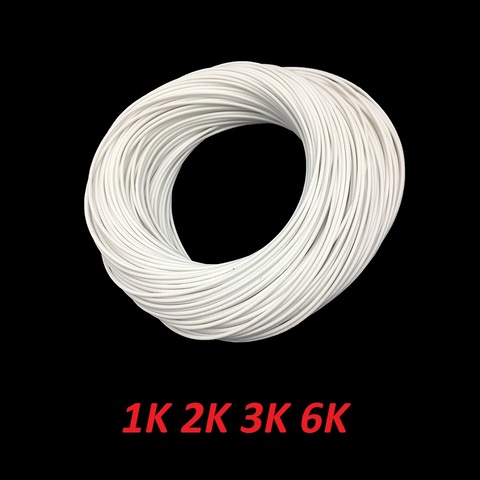 Нагревательный кабель из углеродного волокна 1K 2K 3K 6K, инфракрасный нагревательный кабель из силиконовой резины, провода для подогрева пола ► Фото 1/6
