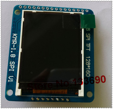 ЖК-экран TFT 1,8 дюйма + разъем для SD-карты + плата адаптера PCB, Драйвер IC st7735 SPI serial tft Разрешение 128x160 uno r3 ► Фото 1/1