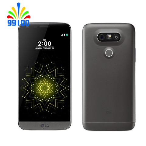 Разблокированный сотовый телефон LG G5 F700L/S/K H820 H868, экран 5,3 дюйма, 4 Гб ОЗУ 32 Гб ПЗУ, сканер отпечатка пальца, 4G-LTE, android 6,0 (без иврита) ► Фото 1/4