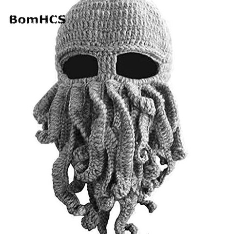 Трикотажная Шапочка BomHCS Tentacle Octopus Cthulhu, шапка, Ветрозащитная маска ► Фото 1/6