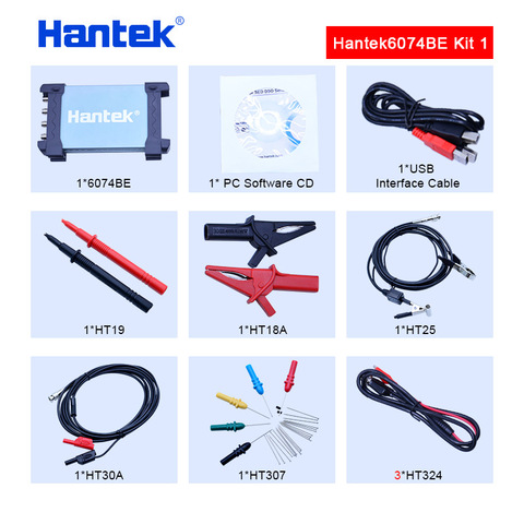 Hantek 6074BE серия Kit I 4CH 70 МГц автомобильное диагностическое оборудование действие зажигания/датчик/Диагностика автобуса/исполнитель/Запуск ► Фото 1/6