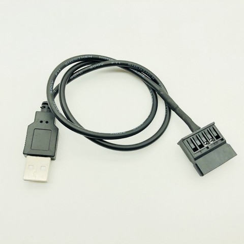 SATA к USB кабель питания адаптер USB 5V папа к 15 pin SATA женский порт источник питания для 2,5 дюймов ноутбука SATA HDD 22AWG черный 50 см ► Фото 1/6