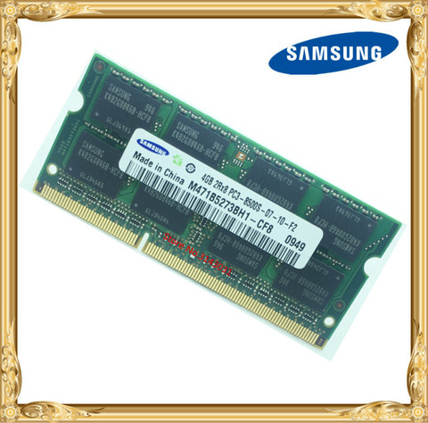 Память для ноутбука Samsung DDR3 4 Гб 1066 МГц PC3-8500S notebook RAM 8500 4G ► Фото 1/1
