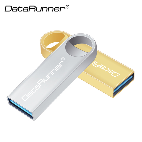 DataRunner Высокоскоростной USB флэш-накопитель Металлический Pendrive 8 ГБ 16 ГБ 32 ГБ 64 ГБ USB-накопитель 3.0 мини-USB-накопитель ► Фото 1/6