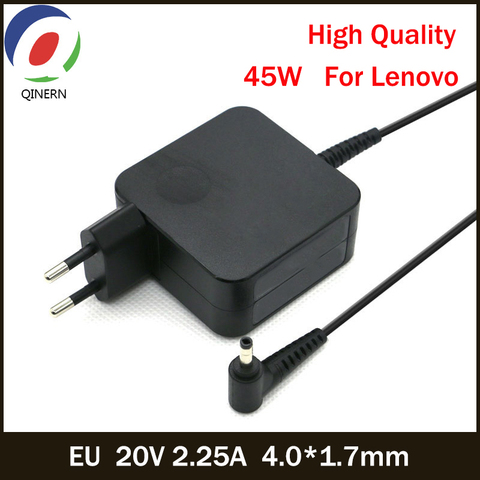 EU 20V 2.25A 45W 4,0*1,7 MM AC адаптер Зарядное устройство для Lenovo YOGA 310 510 520 710 MIIX5 7000 Air 12 13 ideapad 320 100 110 N22 N42 ► Фото 1/5