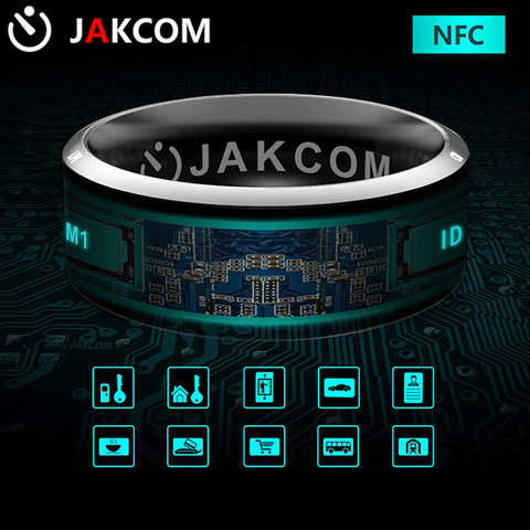 Оригинальное смарт-кольцо Jakcom R3F, волшебное кольцо NFC, кольцо IC ID Card для Android, Windows, NFC, мобильный телефон, водонепроницаемое умное кольцо ► Фото 1/1