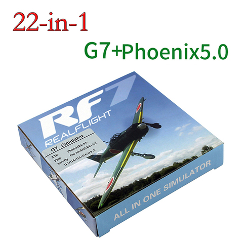 Симулятор радиоуправления 22 в 1, USB-симулятор 22 в 1 для поддержки Realflight G7.5 G7 G6.5 G5 Flysky FS-I6 TH9X Phoenix5 ► Фото 1/6