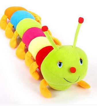 Большая кукла-насекомое гусеница, разноцветная плюшевая игрушка в подарок на день Святого Валентина ► Фото 1/6