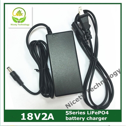 5 серии 18 в 18.25 в 2 а Lifepo4 зарядное устройство для 3,2 в * 5 серии Lifepo4 аккумуляторная батарея электрическая для инструмента хорошее качество ► Фото 1/4