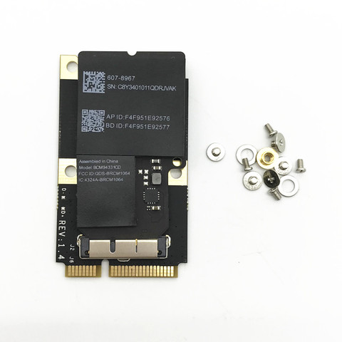 Для карт Broadcom BCM94331CD 802.11n Wifi 300 Мбит/с + Bluetooth 4,0 MINI PCI-E ► Фото 1/2