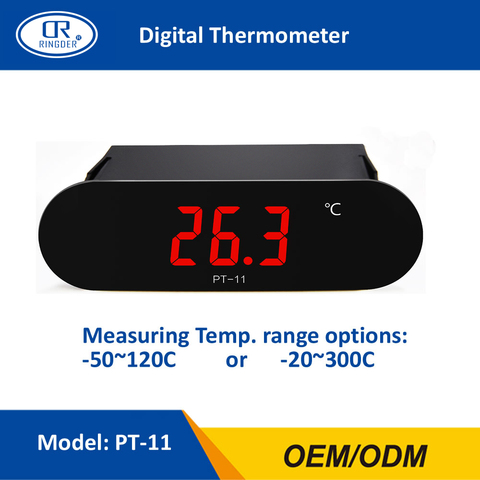 RINGDER цифровой термометр высокой температуры, универсальный цифровой термометр высокой температуры с датчиком NTC 2M ► Фото 1/6
