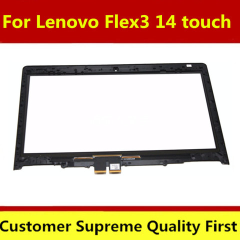 14-дюймовый сенсорный экран дигитайзер стекло для Lenovo FLEX 3 14 с рамкой для Lenovo Yoga 500 14 series Yoga 500 14ACL 14IHW 14IBD ► Фото 1/3