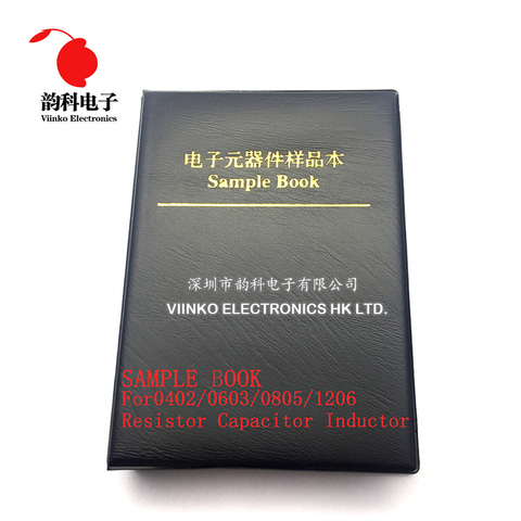 Пустые SMD компоненты конденсатора резистора, пустая книга образцов для электронных компонентов 0402/0603/0805/1206 ► Фото 1/2