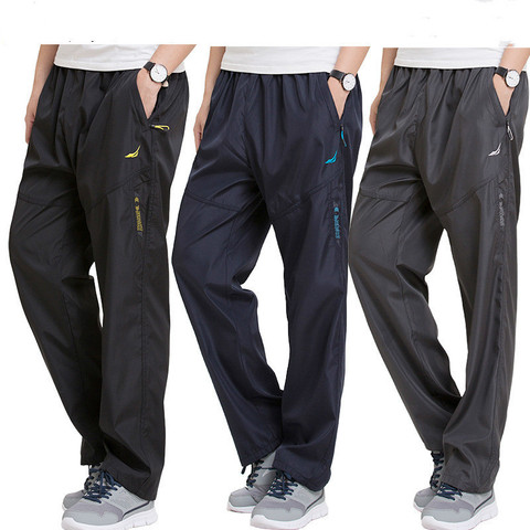 Спортивные штаны для мужчин, тренировочные штаны размера плюс 4XL 5XL 6XL для активного отдыха, с карманами ► Фото 1/2