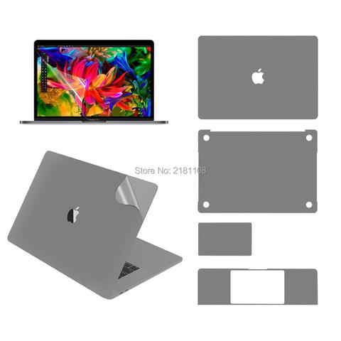 Защитная виниловая наклейка для Apple Macbook Pro13, 15 дюймов, A1932, A2289, A2179, A2251, верхняя/Нижняя/сенсорная панель/защитная пленка ► Фото 1/6
