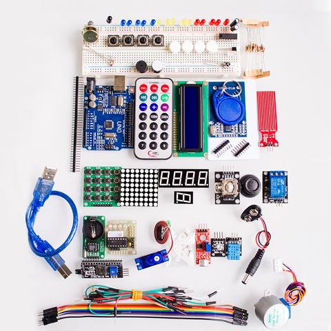 Бесплатная доставка, обновленная улучшенная версия, стартовый комплект, комплект для обучения RFID, ЖК 1602 для Arduino UNO R3 ► Фото 1/2