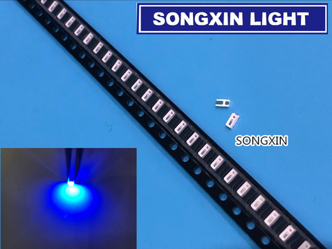 SONGXIN LIGHT Smart Electronics 50 шт./лот супер яркое 3014 синее освещение SMD Led Diode 460-470NM 0,1 W 30MA ► Фото 1/6