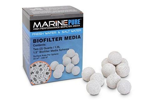 1 шт., сферический био-фильтр CerMedia MarinePure 1,5 дюйма для морской и пресной воды ► Фото 1/1